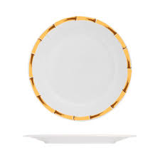 PRATO LYOR RASO PORCELAN BAMBU 27CM 8654