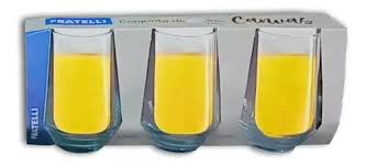 COPOS FRATELLI CANVAS 490ML CONJ C/3PC