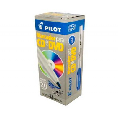 MARCADOR PERMAN CD/DVD 2.0 PILOT C/12 AZ