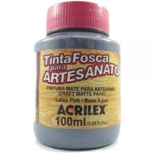 TINTA ARTESANATO 100ML CINZA LUNAR 574