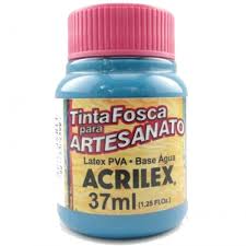 TINTA ARTESANATO 37ML AZUL PSCINA 823