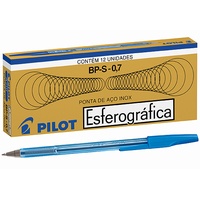 CANETA PILOT BPS 0.7 C/12 AZUL