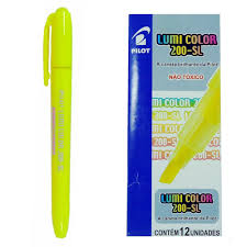 MARCA TEXTO LUMI COLOR C/12 AMARELO