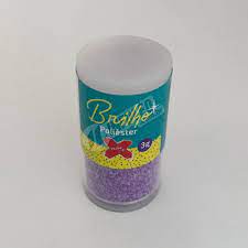 GLITER ESCOLAR 3GR C/12 LILAS