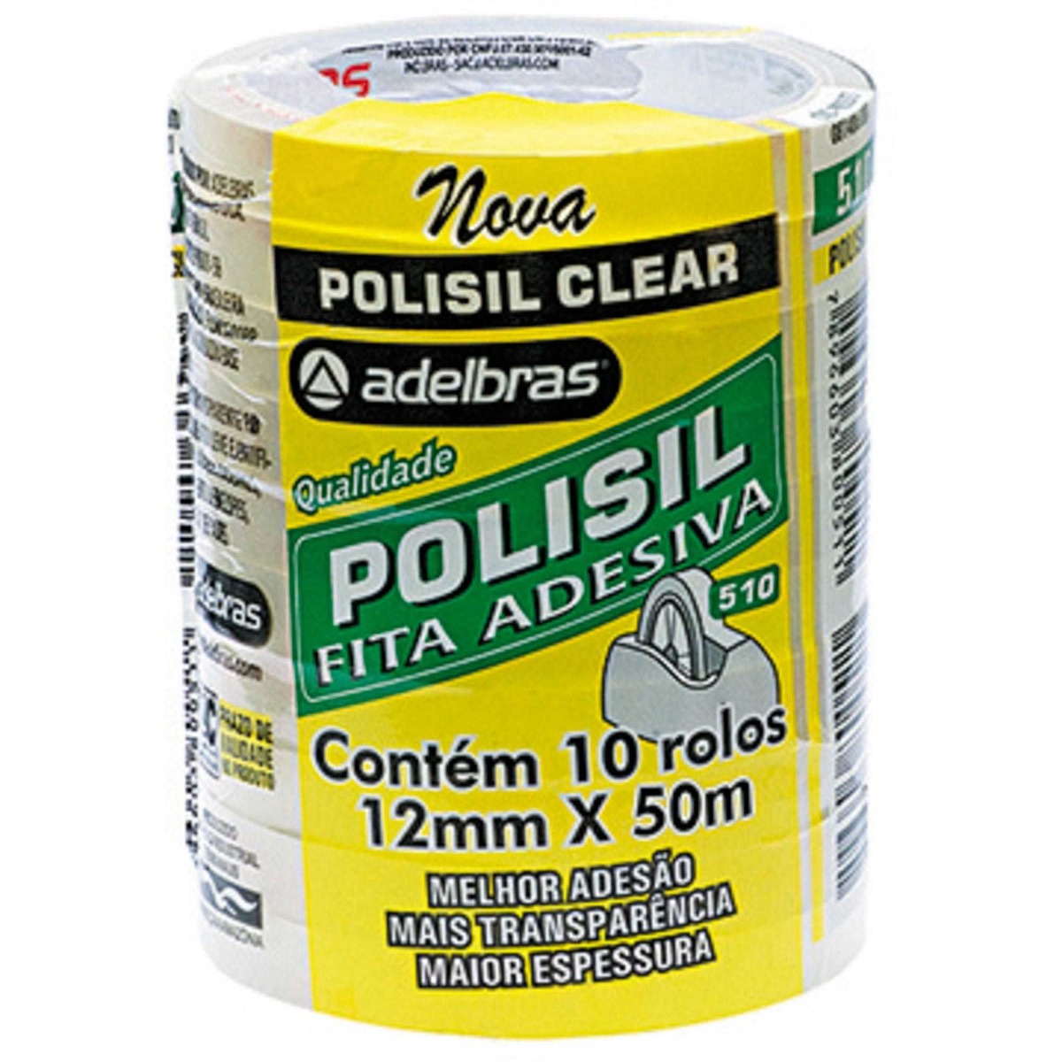 FITA ADELBRAS EMPAC MARRON 48X45M C/4