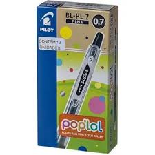 CANETA PILOT POPLOL BL-PL 07 C/12 VERMELHA - Imagem 2
