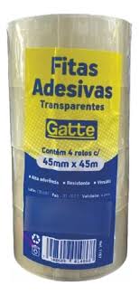 FITA GATTE EMPAC CRISTAL 45X45M C/4
